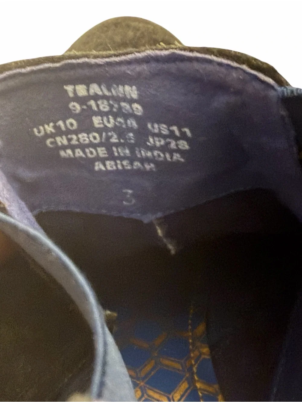 Ted Baker Navy blue Suede Chukka Boots, SZ11, pre-owned, gently used